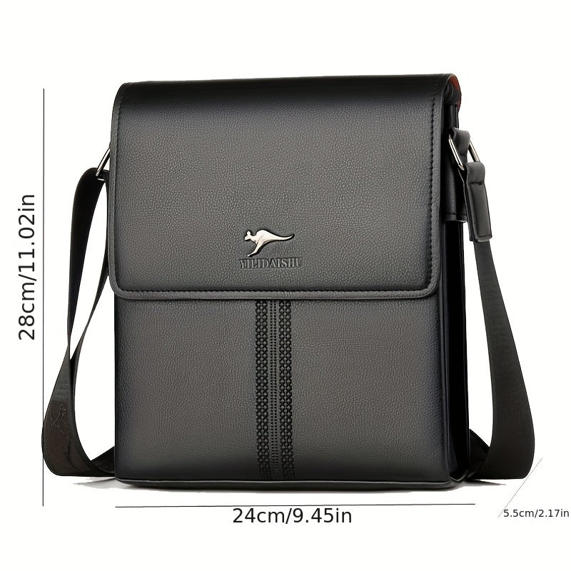 Men's Fashion Business Crossbody Bag - Simple Large Capacity Shoulder Bag