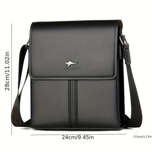 Men's Fashion Business Crossbody Bag - Simple Large Capacity Shoulder Bag